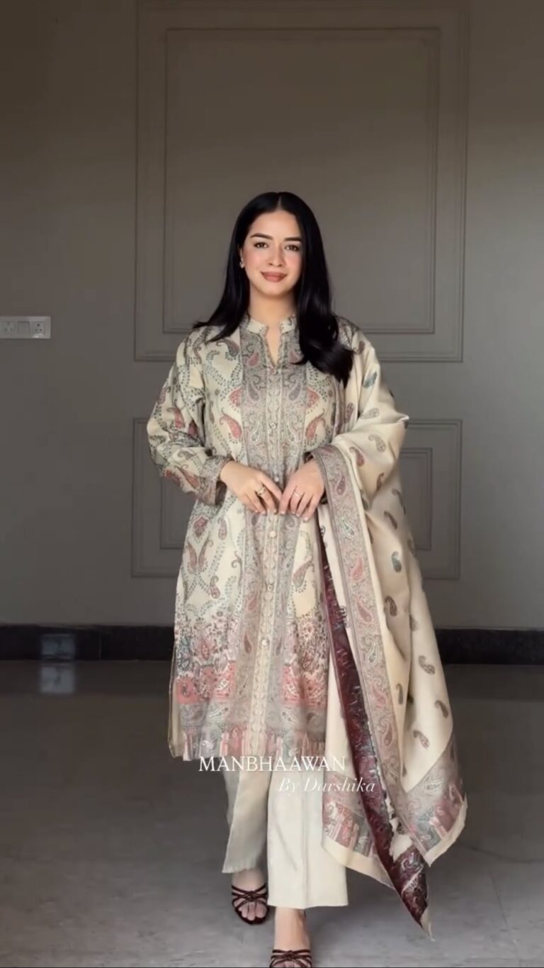 Ready-Made Suit Set in  Premium Soft Berry Silk fabric